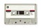 White audio cassette