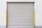White Automatic shutters door
