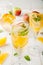 White autumn sangria