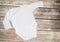 White baby bodysuit