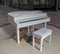 White Baby Grand Piano, Victoria Quarter Shopping Centre, Leeds