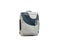 White background isolated backpack, grey and blue