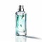 white Background Perfume Spray Glass Bottle. AI