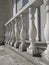 White balusters on of the mansion