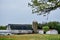 White Barn with Silo and Outbuilding Wisconsin