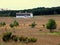 White Barn and Silos on the Sleeping Bear Dunes.