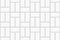 White basketweave tile texture. Stone or ceramic brick wall background. Kitchen backsplash seamless pattern. Shower or