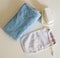 White bath soap, bath pouch and bath towel, turkish bath baths,