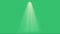 White beam lights on green background.