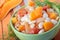 White beans stewed with pumpkin and tomato