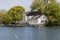 White and beautiful houses Stavanger in Norway