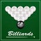 White billiard balls