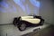 White and black 1928 Bugatti Type 43 by Figoni