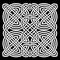 White And Black Celtic Mandala Background