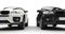 White And Black Vehicles