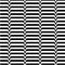 White black wave abstract line optical background. Monochrome movement illusion. Art design template.