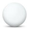 White Blank 3D Vector Sphere with Mapped Squared Paper Texture - Empty Clean Ball Template