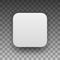 White Blank App Icon Button Template