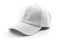 White blank cap isolated on white background. Baseball cap mockup, template. Copy space for text, logo, graphic, print