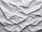 White blank crumpled wrinkled paper sheet texture pattern creative background