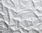 White blank crumpled wrinkled paper sheet texture pattern creative background