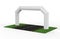 White Blank Inflatable angular Arch Tube or Event Entrance Gate.Start line sports double arch door. 3d render illustration.