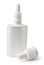 White blank nasal spray bottle