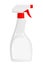 White Blank Plastic Spray Detergent Bottle Mockup with Blank Lab