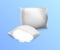 White Blank Sintepon Pillows Mock Up Isolated