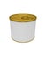 White Blank Tin can Metal Tin Can, Canned Food. Ready For Your Design. Clipping path. Isolated on white background.