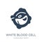 white blood cell icon in trendy design style. white blood cell icon isolated on white background. white blood cell vector icon