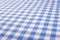 White and blue cell fabric background close-up