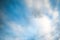 White, Blue and Grey Real Clouds Background Texture