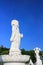 White Bodhisattva Guan Yin statue in Hat Yai municipal park, Hat Yai, Songkhla, Thailand