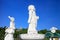 White Bodhisattva Guan Yin statue in Hat Yai municipal park, Hat Yai, Songkhla, Thailand