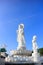 White Bodhisattva Guan Yin statue in Hat Yai, Songkhla, Thailand
