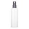 A white bottle for a cosmetic or medical product with a sprinkler isolated on a white background.