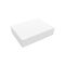 White box mockup blank packaging boxes, product package  in a white background