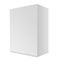 White box on white background with clipping path