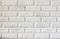 White brick lined wall texture background