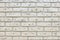 White brick wall with grain rough shabby porous stone. Decorative wall decoration, backdrop texture background. White limestone