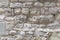 White brick wall, texture of whitened masonry as a background.