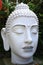 White Buddha Head