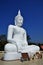 White Buddha at Kanchanaburi Thailand