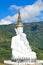 White Buddha Statue at Phasornkaew Temple