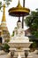 White Buddha statue of Sri Rong Muang temple in Lampang province