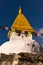 White Buddha stupa at Dingboche village, Everest region, Nepal