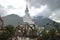 White buddhism Sit and Meditation Pha Son Keaw temple Phetchabun Thailand