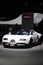 White Bugatti Sport Car