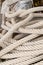 White cable pile bay background marine rigging pattern base